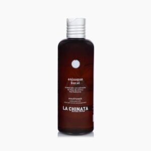LaChinata natuurlijk Mondwater met olijfblad extract - munt - aloe vera - antiseptisch, helend en kalmerend 250ml