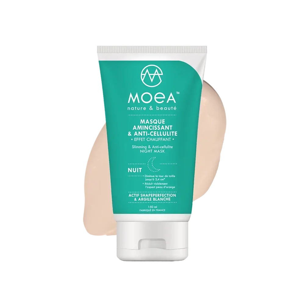 Franse biologische afslankend en anti-cellulitis nacht masker - zonder afspoelen - mosterd - chilipeper 150ml