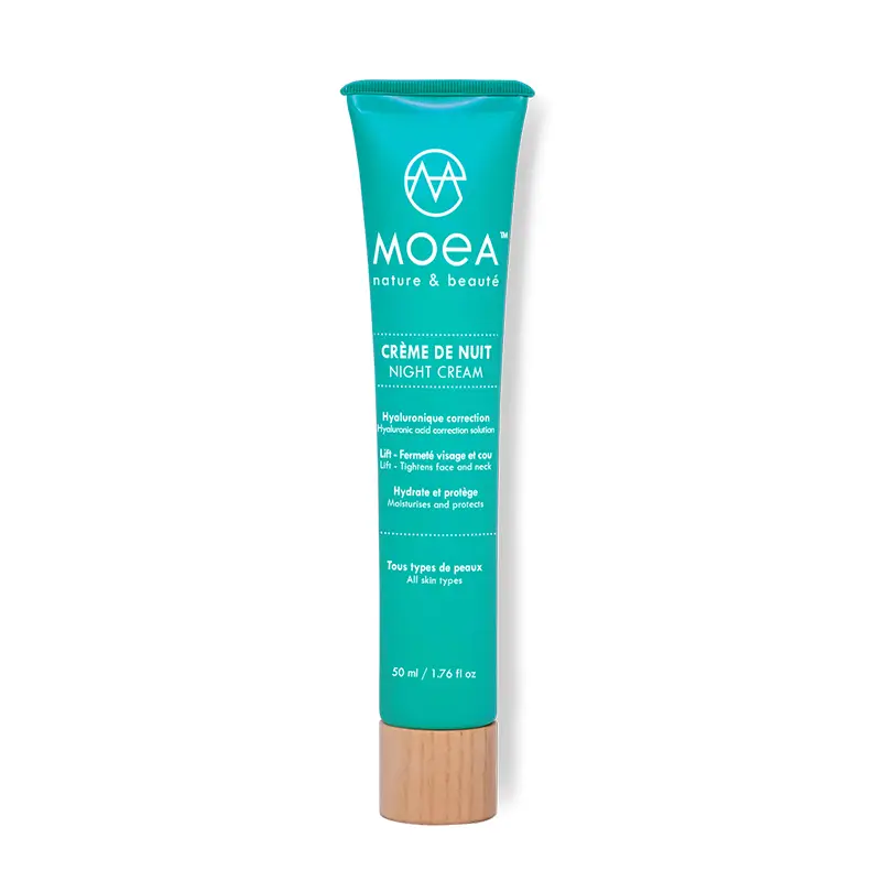 Franse Nachtcreme- Hyaluronzuur corrigerende gezicht creme - Optym Hyal™ en Hyacross™ - collageen productie 50ml