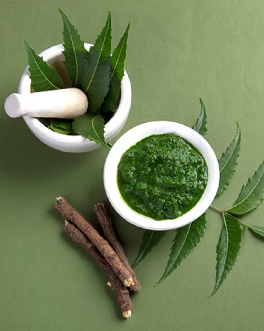 Biologische neem olie haar masker voor vet haar - propolis - rozemarijn - kruiden complex - 150ml - Afbeelding 3