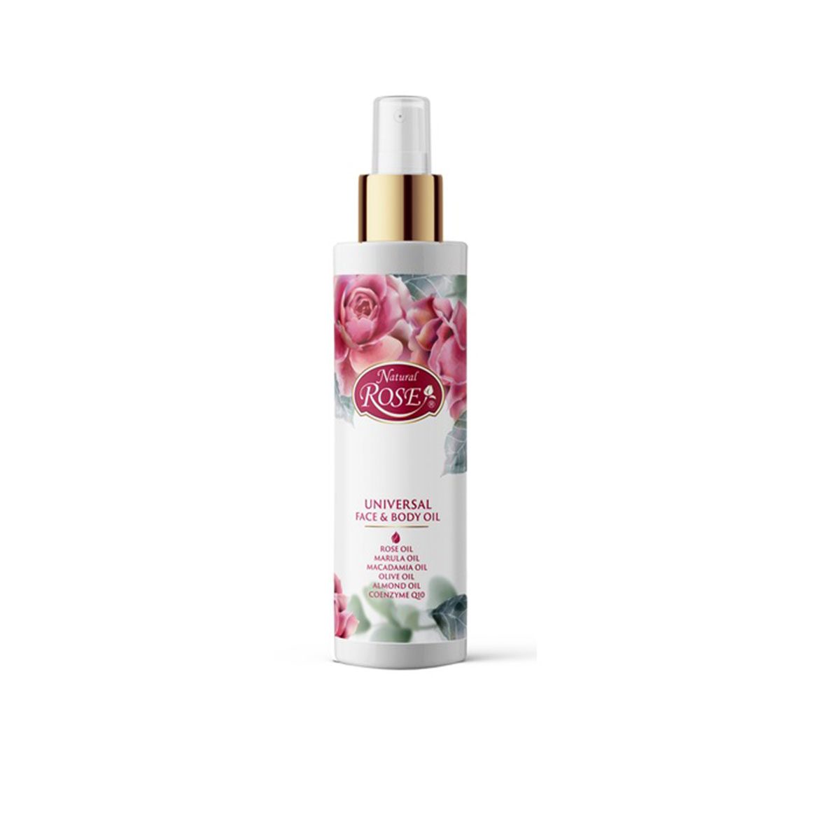 Natuurlijke lichaam en gezicht olie met rozen olie 200ml
