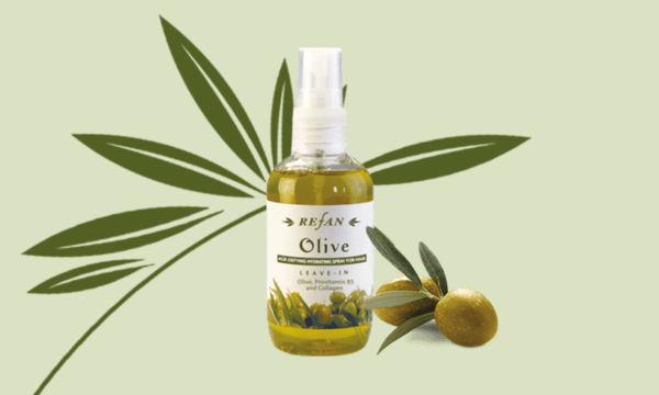 Biologische leave-in olijfolie haar spray, anti-kroes haar, voedend, met collageen 100ml - Afbeelding 2