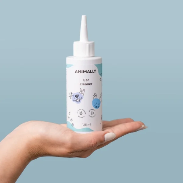 Animally Biologische Oor reiniger - honden - katten en puppies - kittens - etherische olie 125ml - Afbeelding 2
