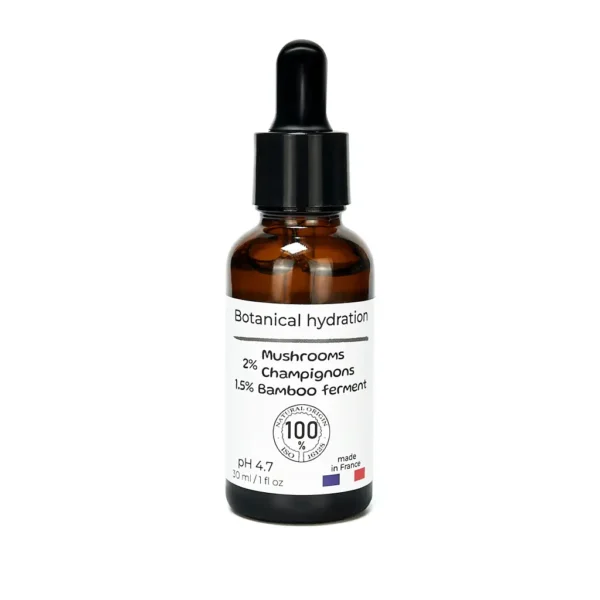 Natuurlijke Botanische diep hydraterende gezicht serum met 2% beta - glucaan uit Paddenstoelen 30ml - Afbeelding 2
