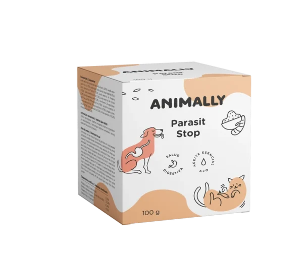 Animally Parasiet Stop - darmparasieten - wormen - spijsvertering - etherische olie 100 gram - Afbeelding 3