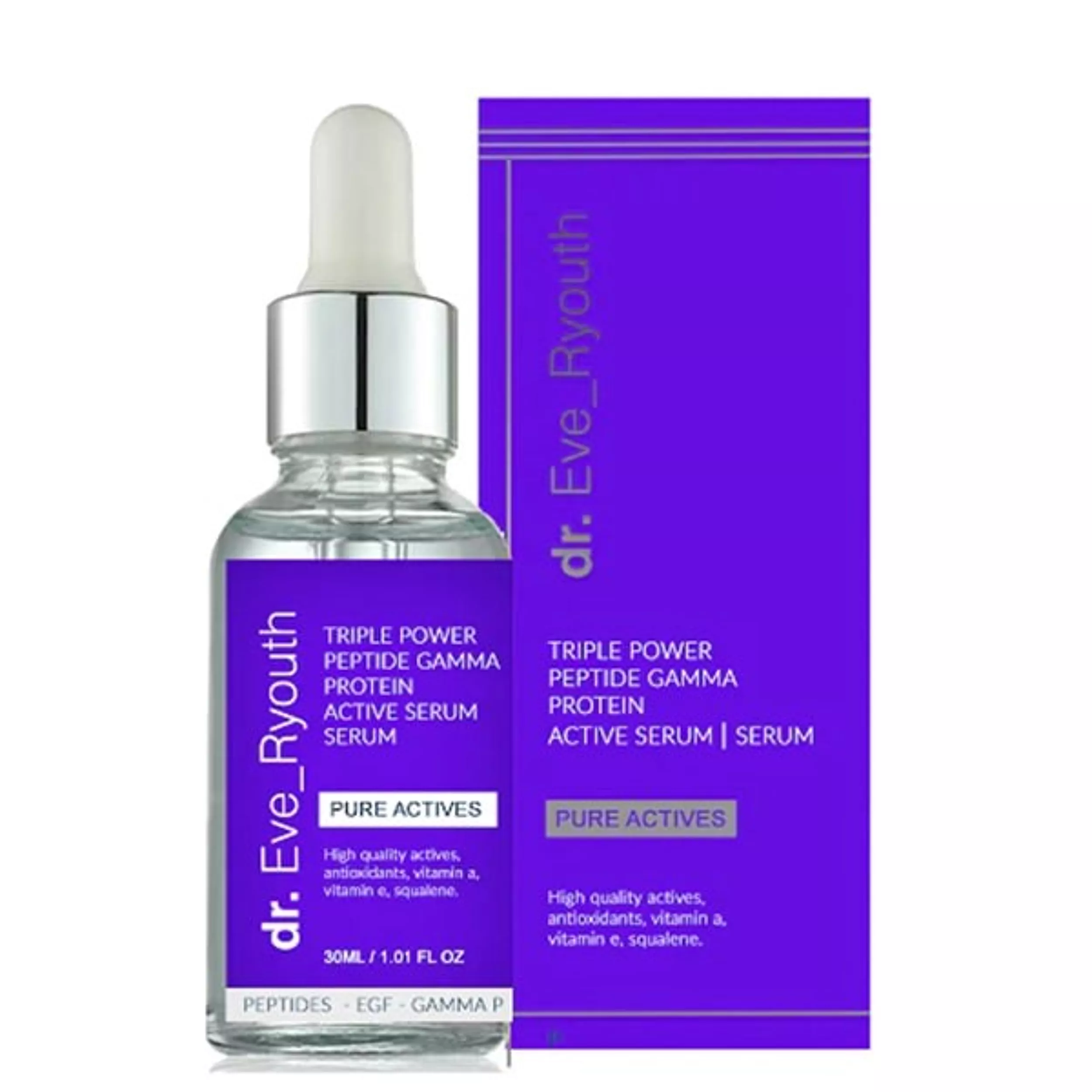 Luxe Triple Peptide en Proteïne actief serum - Syn-Ake - collageen - aminozuren  30ml
