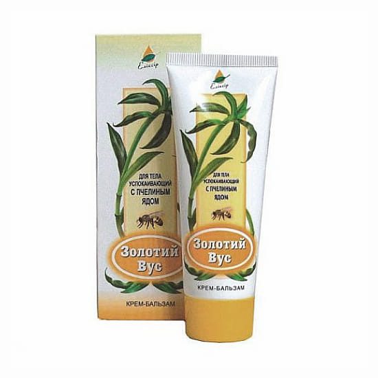 Natuurlijke Lichaam balsem met Gouden Snor en bijengif stijve spieren en gewrichten - 75ml