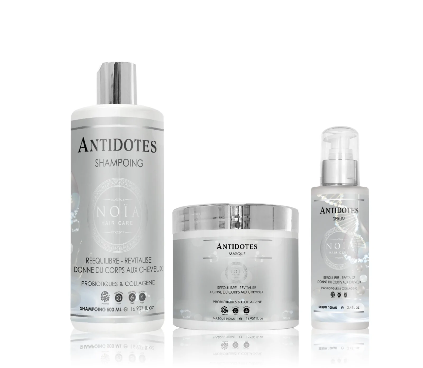 Noïa Luxe professionele ANTIDOTES ontgiftend Haar Shampoo - Collageen - Probiotica - haar volume het haar 500ml