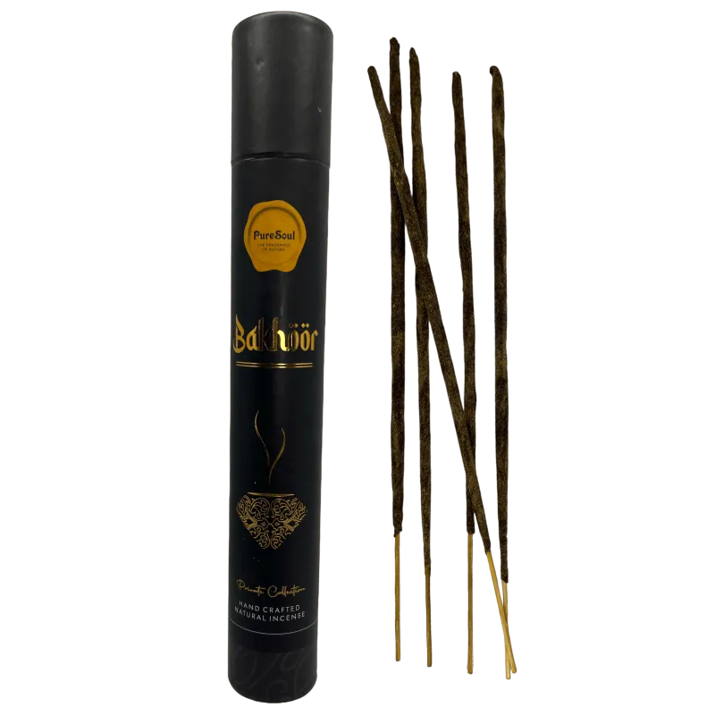 Pure Soul Bakhoor Wierook - Hoge kwaliteit Indiase handgemaakte wierook - exotische en ontspannende aroma 25gr. - Afbeelding 2