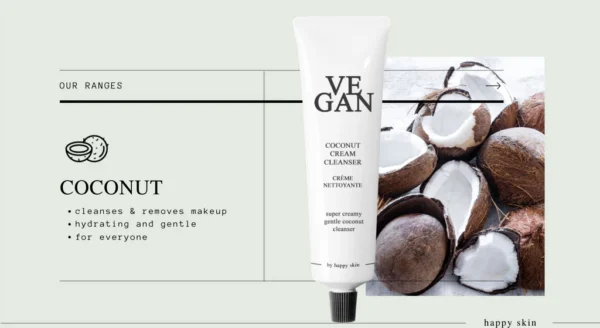 Luxe Kokos gezicht melk-creme reiniger - make-up verwijderaar - droge en gevoelige huid - aloe vera 125ml - Afbeelding 4