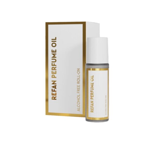 Refan heerlijke olie geur roll on - Jasmijn -  cacao -  muskus 350 -  lang blijvend - sterke geuren - geen irritatie 10ml