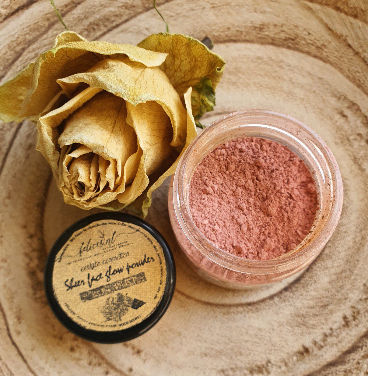 Minerale poeder rouge - blush poeder in 3 kleuren