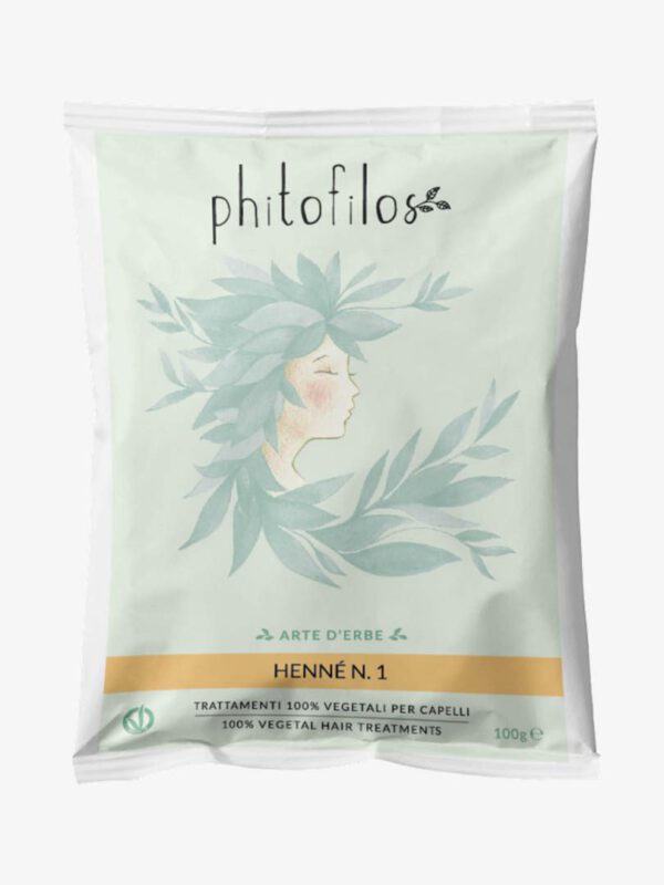 Phitofilos bio en gecertificeerde henna poeder kleur BLOND, 100gr - Afbeelding 3
