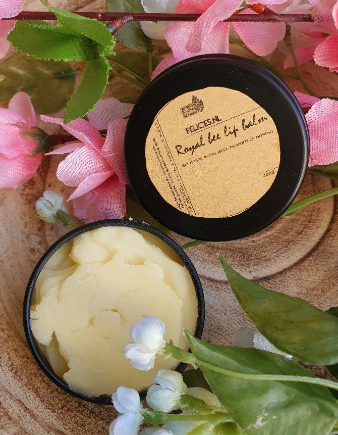 Royal bee lip balm - honing - propolis - royal jelly lippen balsem 30ml - Afbeelding 2