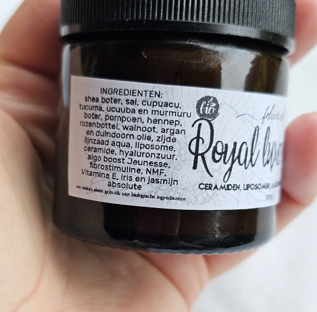 Royal luxe cream - handgemaakter rijke creme voor verouderde en verzwakte huid - herstelt en verjongt 60ml - Afbeelding 2