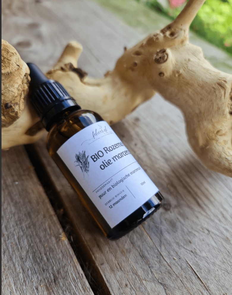 Biologische Rozemarijnolie - olie maceraat - haargroei - hoofdhuid - ECOCERT gecertificeerd 30ml - Afbeelding 3