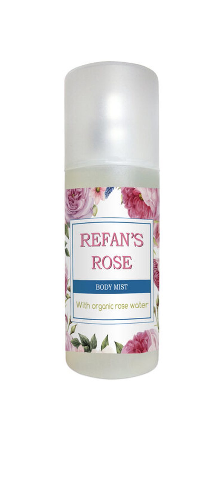 Refan natuurlijke en hyper allergische Rozen water deodorant spray 125ml