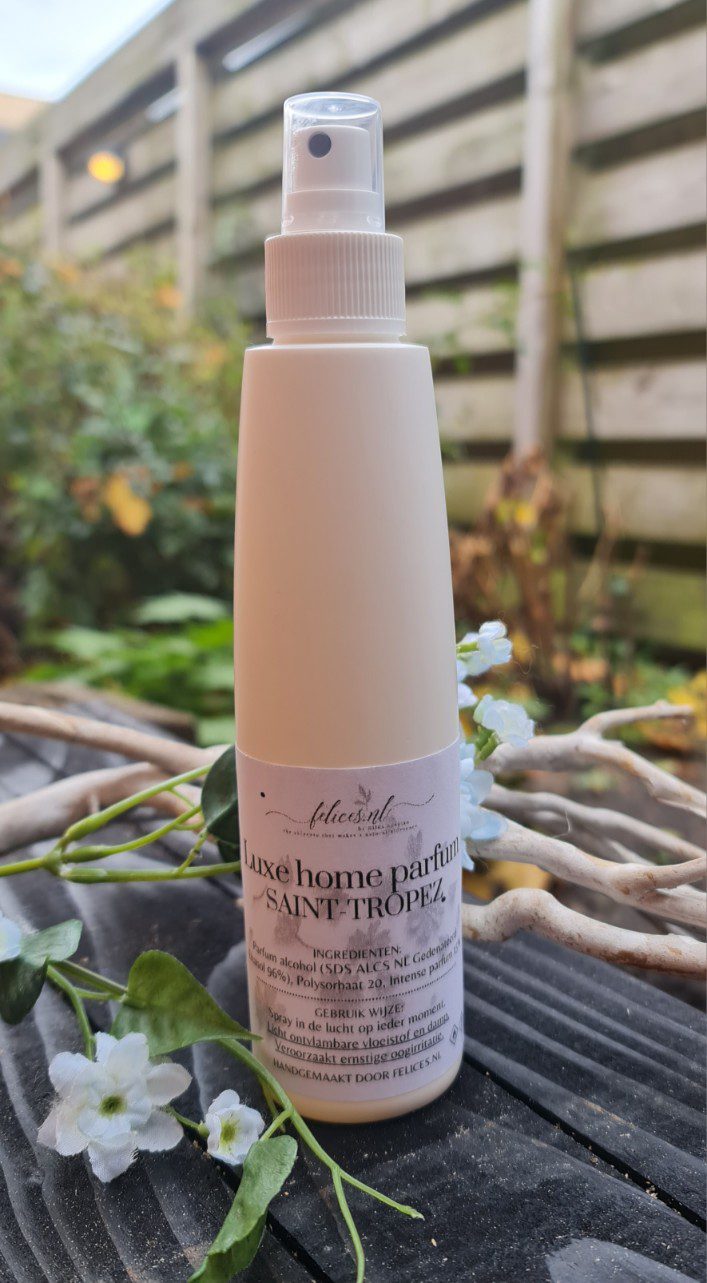 Luxe handgemaakte Interieur parfum spray - kamer spray - sfeer - SAINT-TROPEZ - zachte gevoel- subtiel 200ml - Afbeelding 2