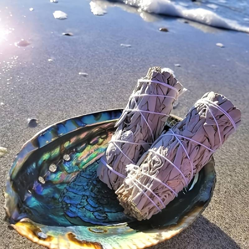 2 stuks Natuurlijke Witte salie bundel - smudge - handgemaakt - spiritualiteit 2x11cm - Afbeelding 3