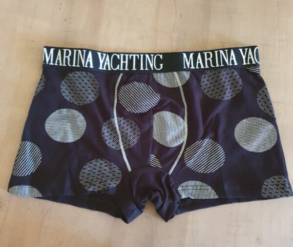 Marina Yachting heren ondergoed set, ZWART boxer en een t-shirt Maat M - Afbeelding 3