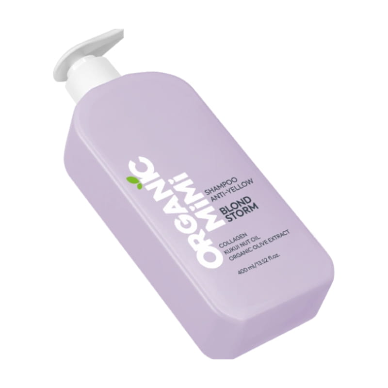 Biologische Anti-geel - Grijs - Blond of Highliths - lokken - collageen - olijfolie - kukuinootolie Shampoo 400ml