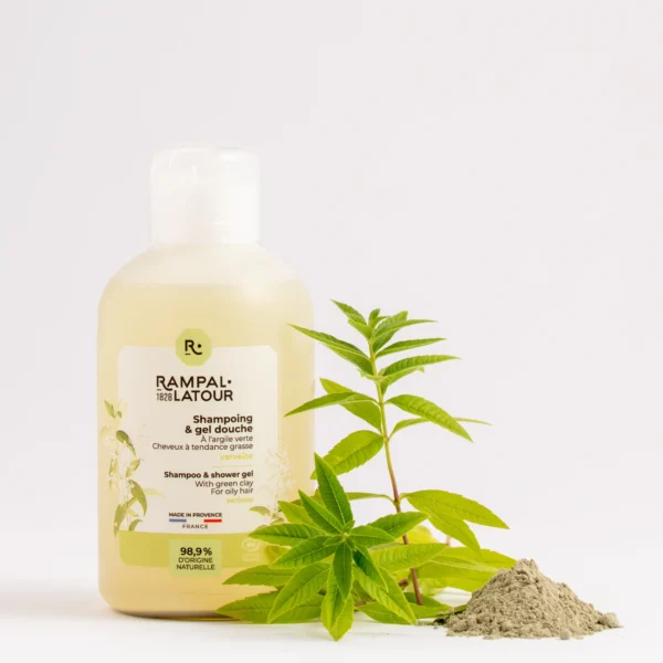 Gecertificeerd biologisch Douchegel en shampoo Klei-Verbena - zuivert haar en huid - 250ml - Cosmos Organic - Afbeelding 5