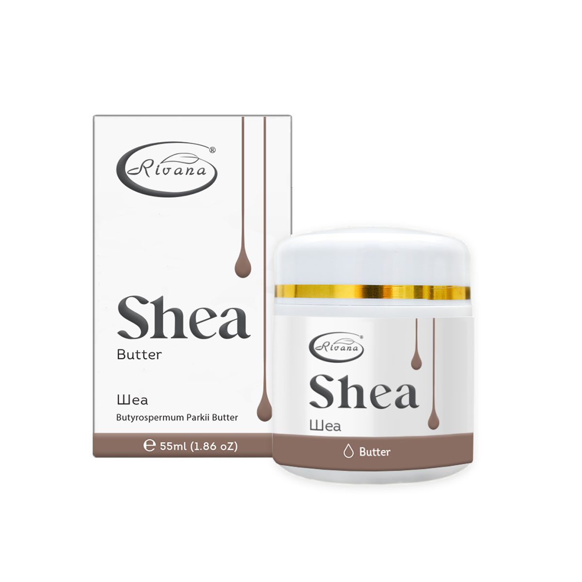 Puur biologische shea boter - ongeraffineerd - geparfumeerd - gezicht en lichaam - gevoede huid 55ml