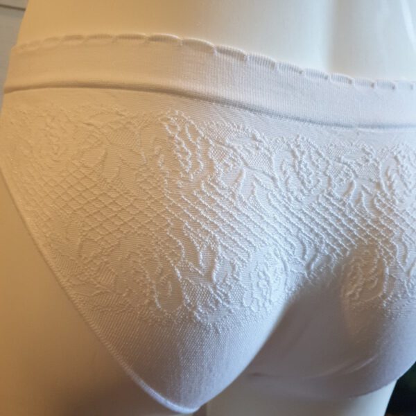 Set van 2 stuks Intimidea Italiaanse slip in WIT kleur van microfiber, stretch Maat M/L - Afbeelding 7