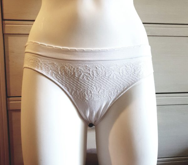 Set van 2 stuks Intimidea Italiaanse slip in WIT kleur van microfiber, stretch Maat M/L - Afbeelding 5