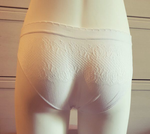 Set van 2 stuks Intimidea Italiaanse slip in WIT kleur van microfiber, stretch Maat M/L - Afbeelding 4