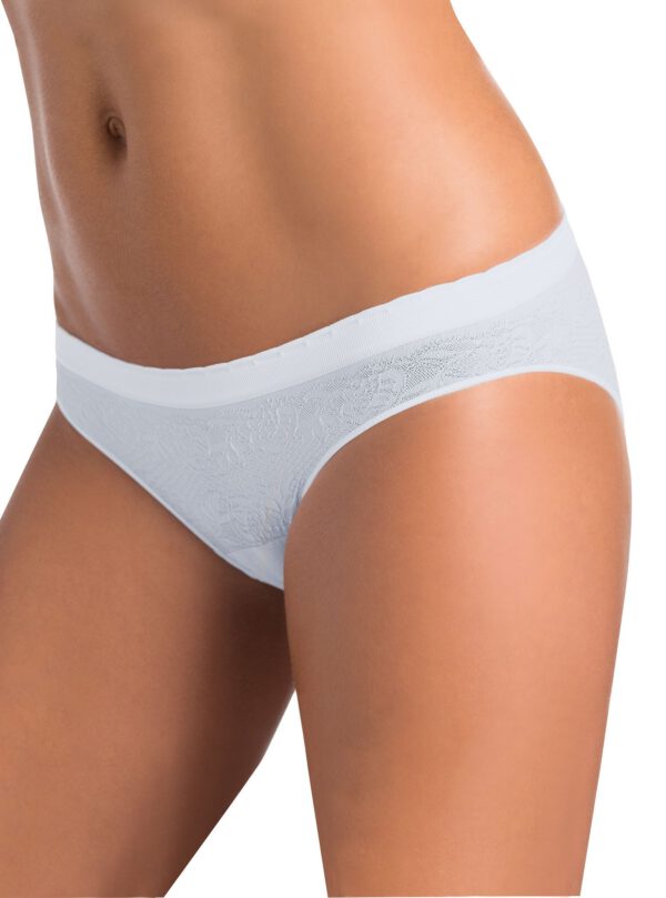 Set van 2 stuks Intimidea Italiaanse slip in WIT kleur van microfiber, stretch Maat M/L