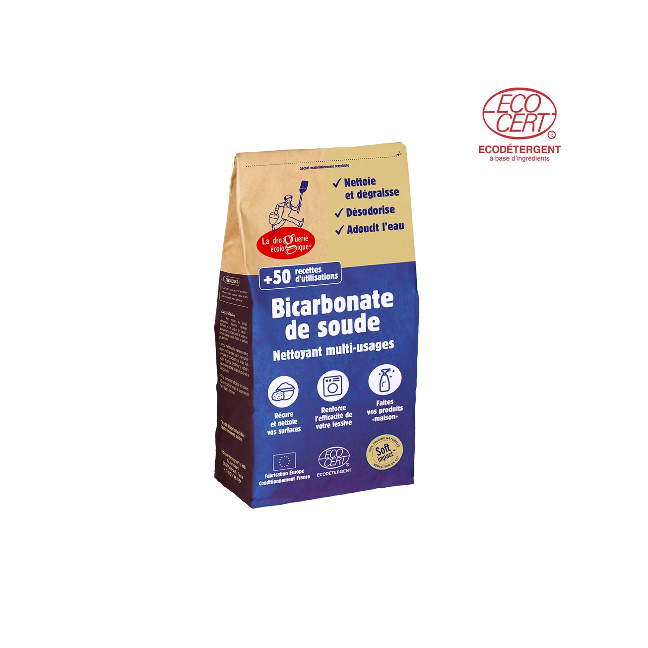 Ecologisch zuiveringszout voor huishoudelijk gebruik - soda bicarbonate - tuin en huis gebruik 500gr