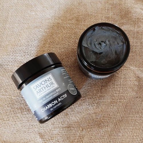 Biologische tandpasta met rozemarijn en houtskool - handgemaakt in Frankrijk van de Provincie 80gr