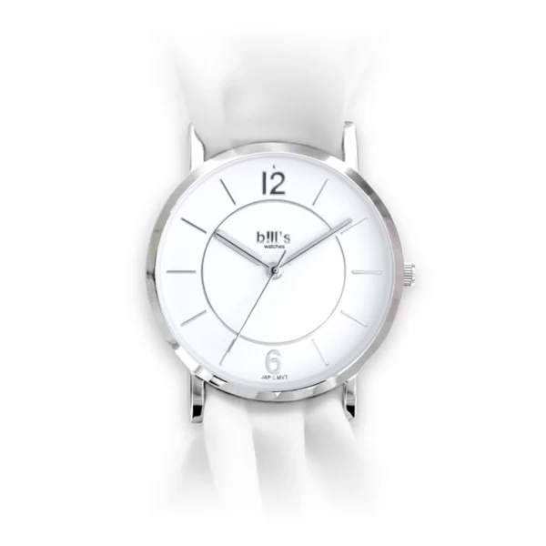 Bill´s Zwitserse Horloge Trendy Satijnen armband - PINAFRICA - wisselbare armbanden in 3 kleuren - Afbeelding 2
