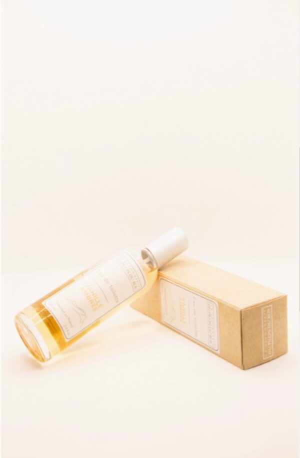 Biologische Eau de toilette Vanille Amber - gemaakt in Frankrijk - karamel - vanille - tabak 100ml