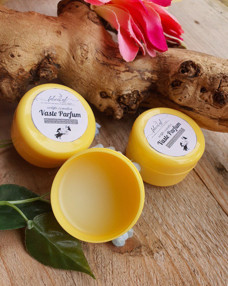 Handgemaakte parfum balsem - vaste parfum - karite boter - olijfboter - kokos olie 25ml - Afbeelding 2