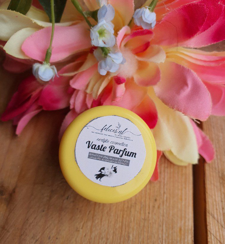 Handgemaakte parfum balsem - vaste parfum - karite boter - olijfboter - kokos olie 25ml