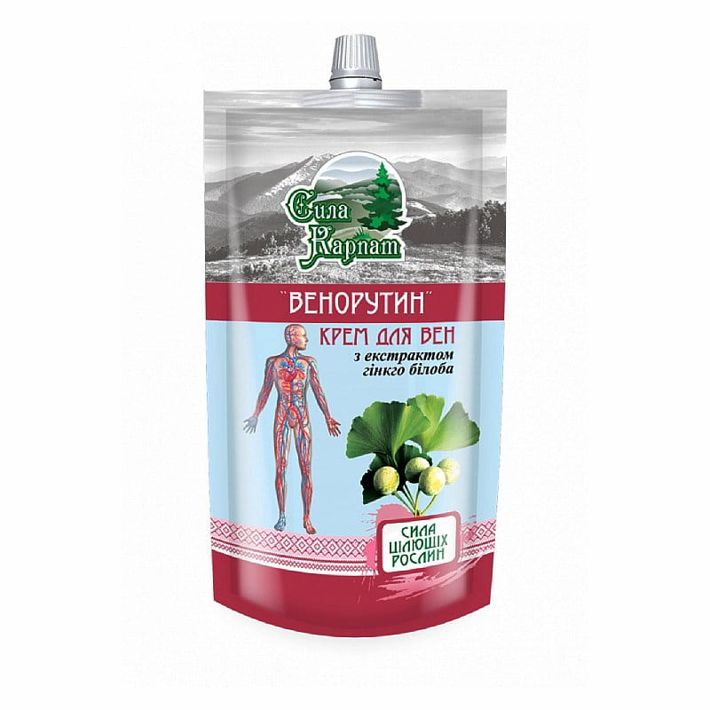 Venorutin - Ginkgo biloba beencrème - zware gevoel in de benen - spataders - Paardenkastanje100 ml