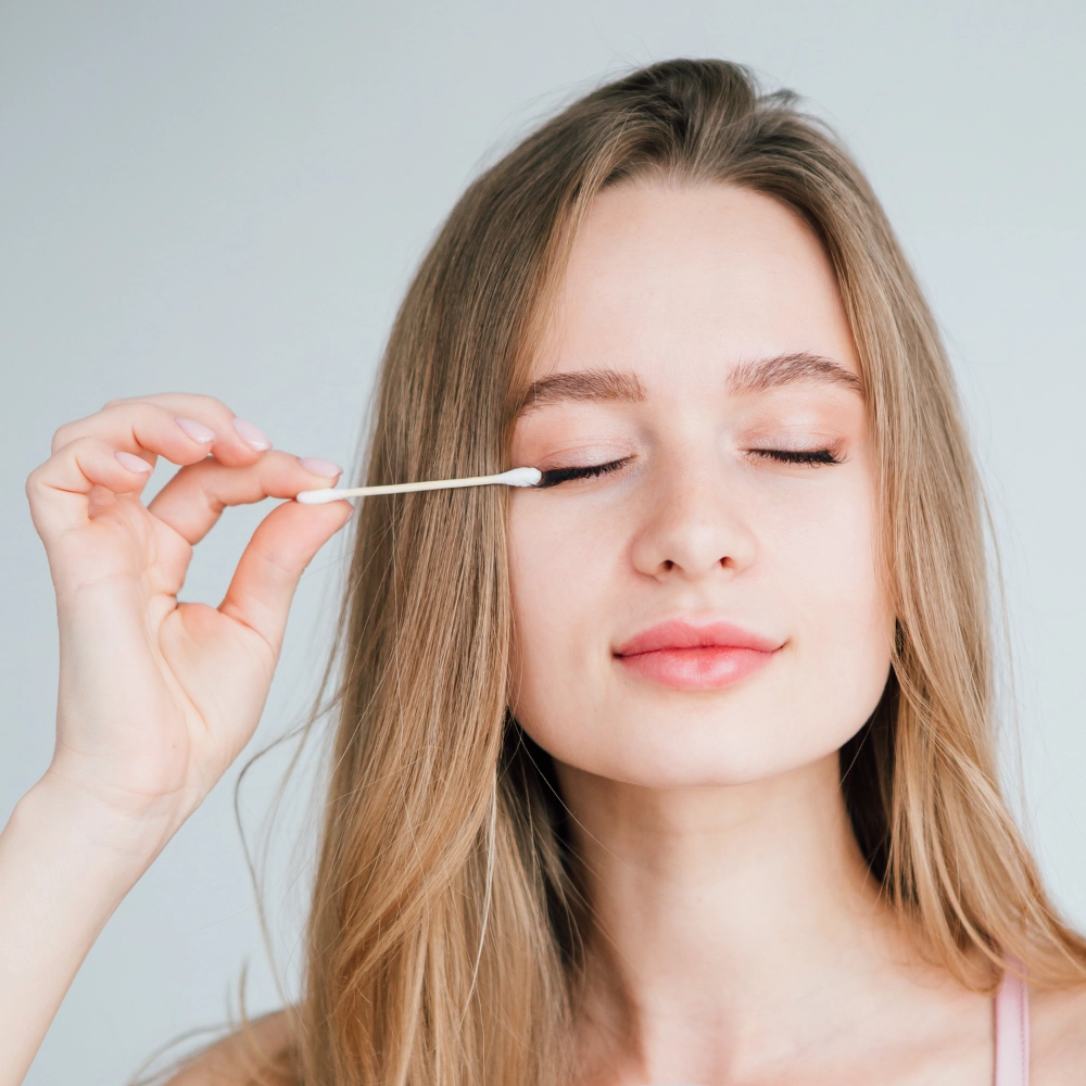 Set van 5 producten Duurzaam bamboe Zero waste- tandborstel met verwisselbare koppen - oor reiniger - tandzijde van maïsvezel 5 stuks - Afbeelding 4