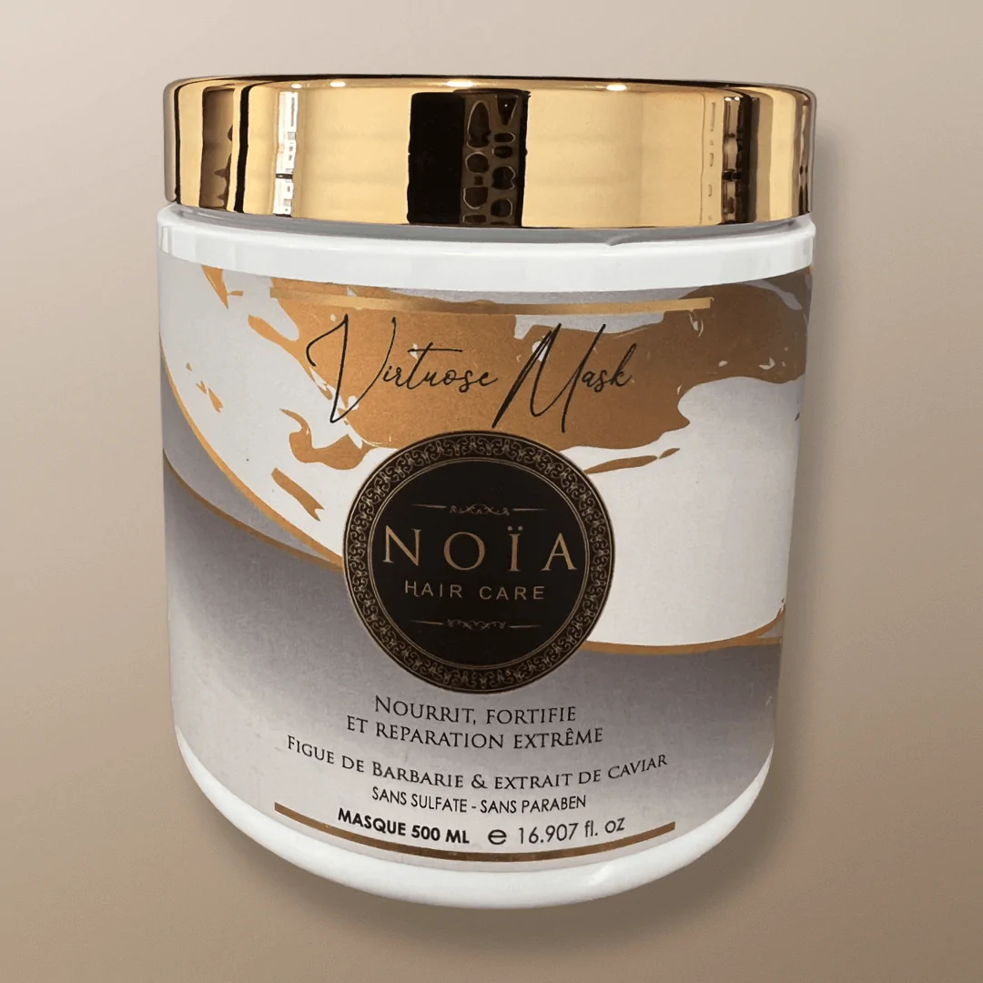 Noïa Luxe Professionele haar masker VIRTUOSE - Cactusvijg olie - Kaviaar - restructureerd het haar 500ml