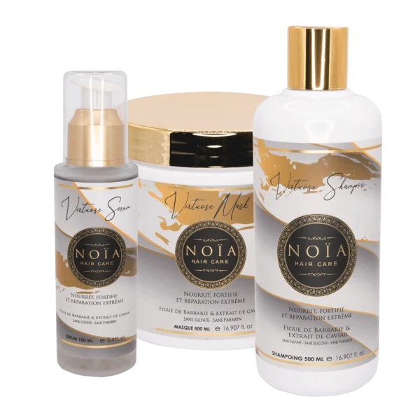 Noïa Luxe Professionele haar olie VIRTUOSE - Cactusvijg olie - Kaviaar - restructureerd het haar 100ml - Afbeelding 2