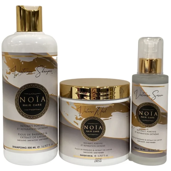 Noïa Luxe Professionele Shampoo VIRTUOSE - Cactusvijg olie - Kaviaar - restructureerd het haar 500ml - Afbeelding 2