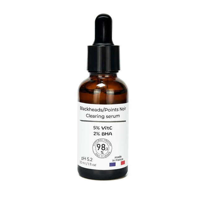 BHA 2% en Vitamine C 5% - Mee-eters en puisten serum - acne - vette huid - acne littekens 30ml