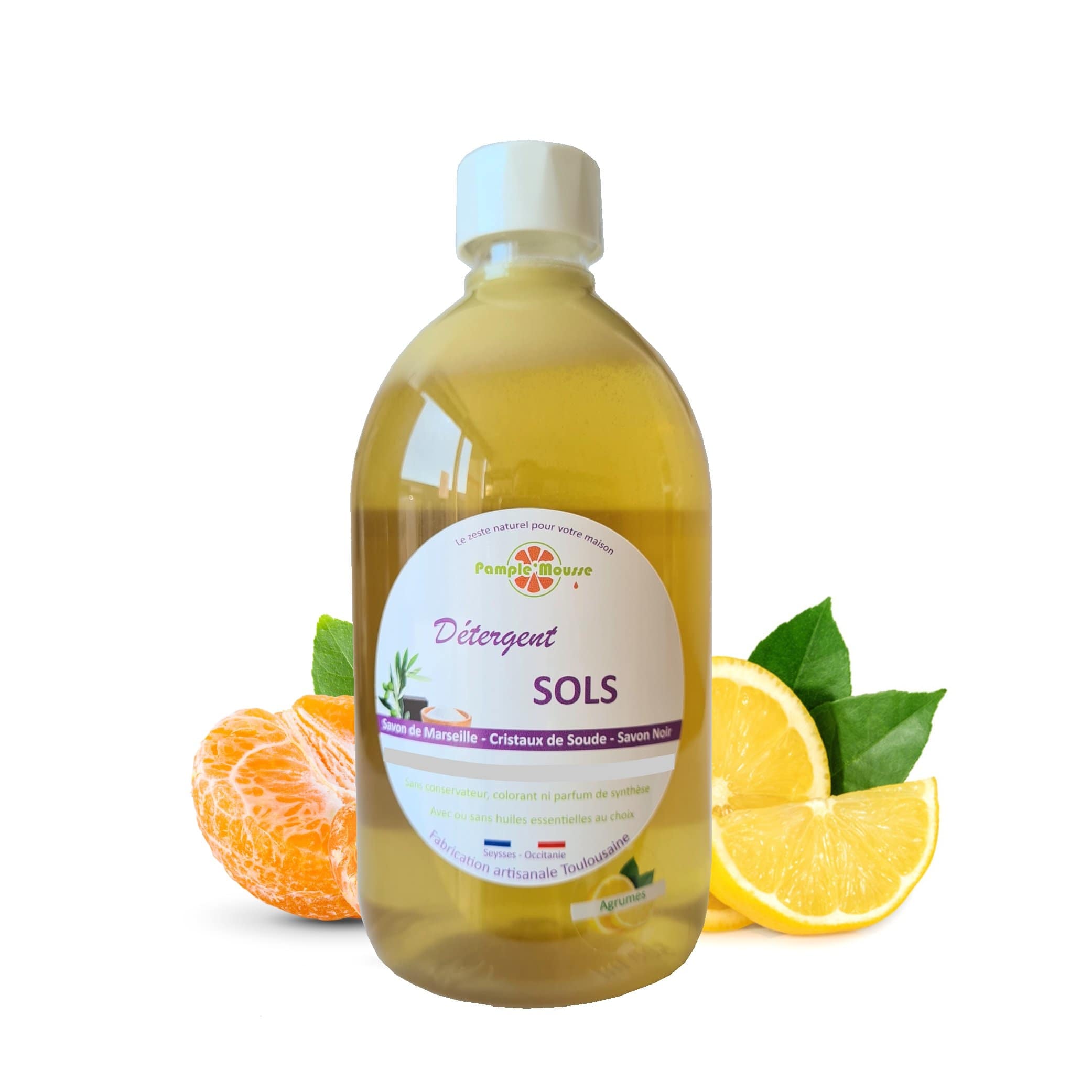 100% Plantaardige Marseille vloer reiniger SINAS - reinigt - wast - alle soorten vloer - Marseille zeep 500ml