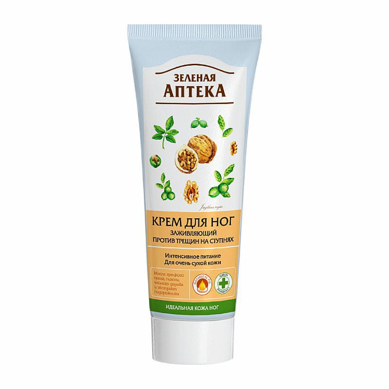 Biologische Voet creme voor gebarsten huid - Geneest de gekrakte huid bij de hielen - 75ml