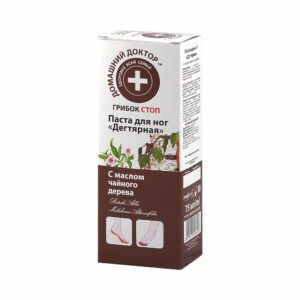 Natuurlijke teer voetpasta, met tea tree etherische olie, 75gr