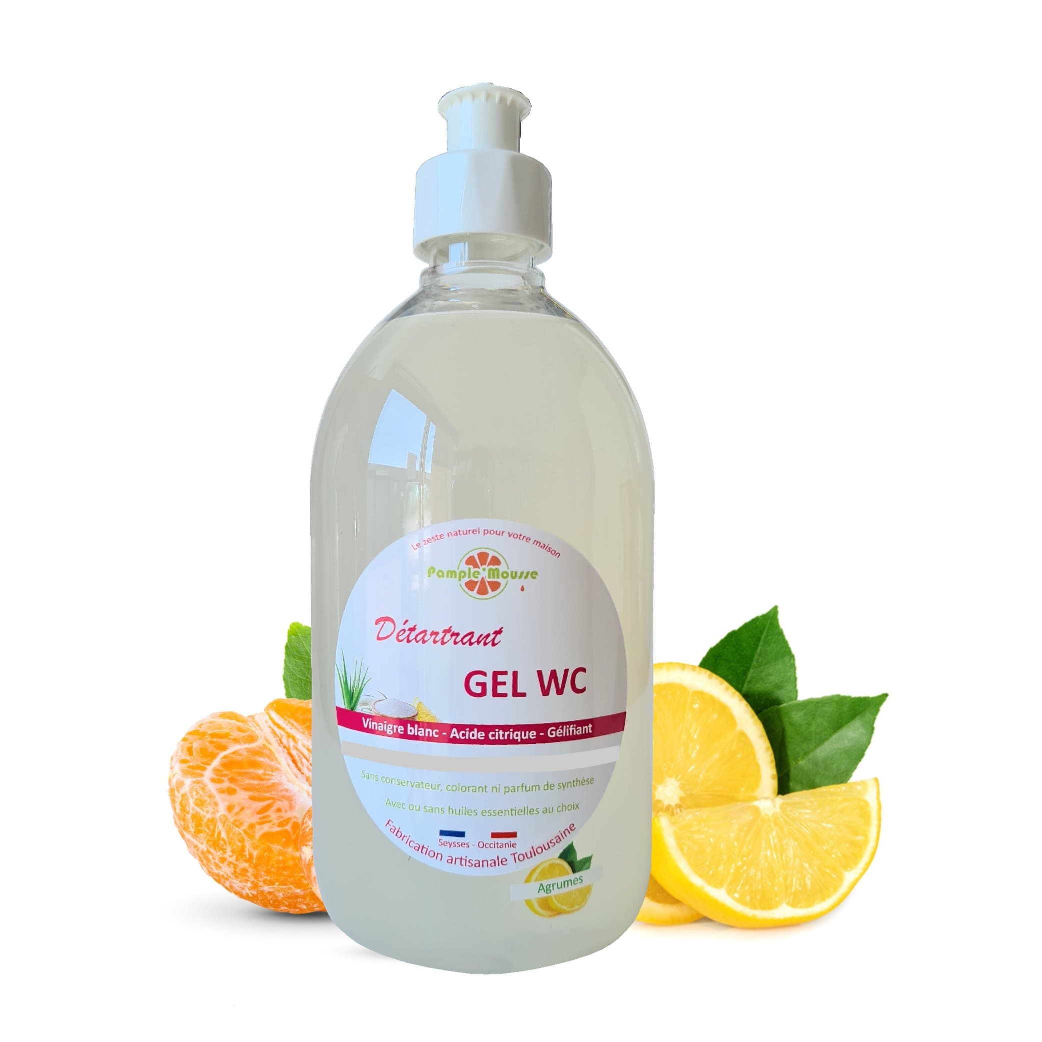 100% Plantaardige Marseille Toilet gel reiniger SINAS - reinigt - ontkalkt - ontgeurt de WC- Marseille zeep 500ml