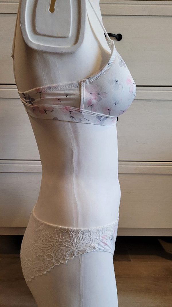 Infiore lingerie set in WIT met kant SLIP maat 75B/A, M - Afbeelding 6