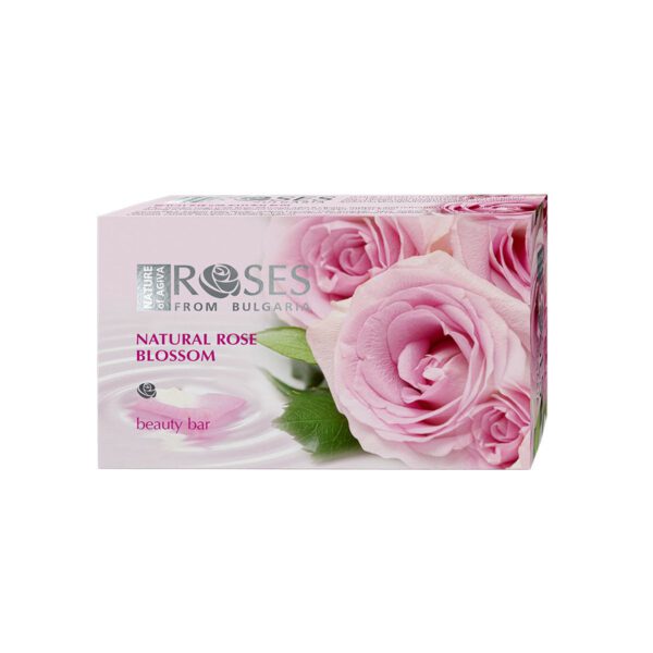 TWEE STUKS NATUURLIJKE ROZENOLIE ZEEP UIT BULGARIJE,  2X75G